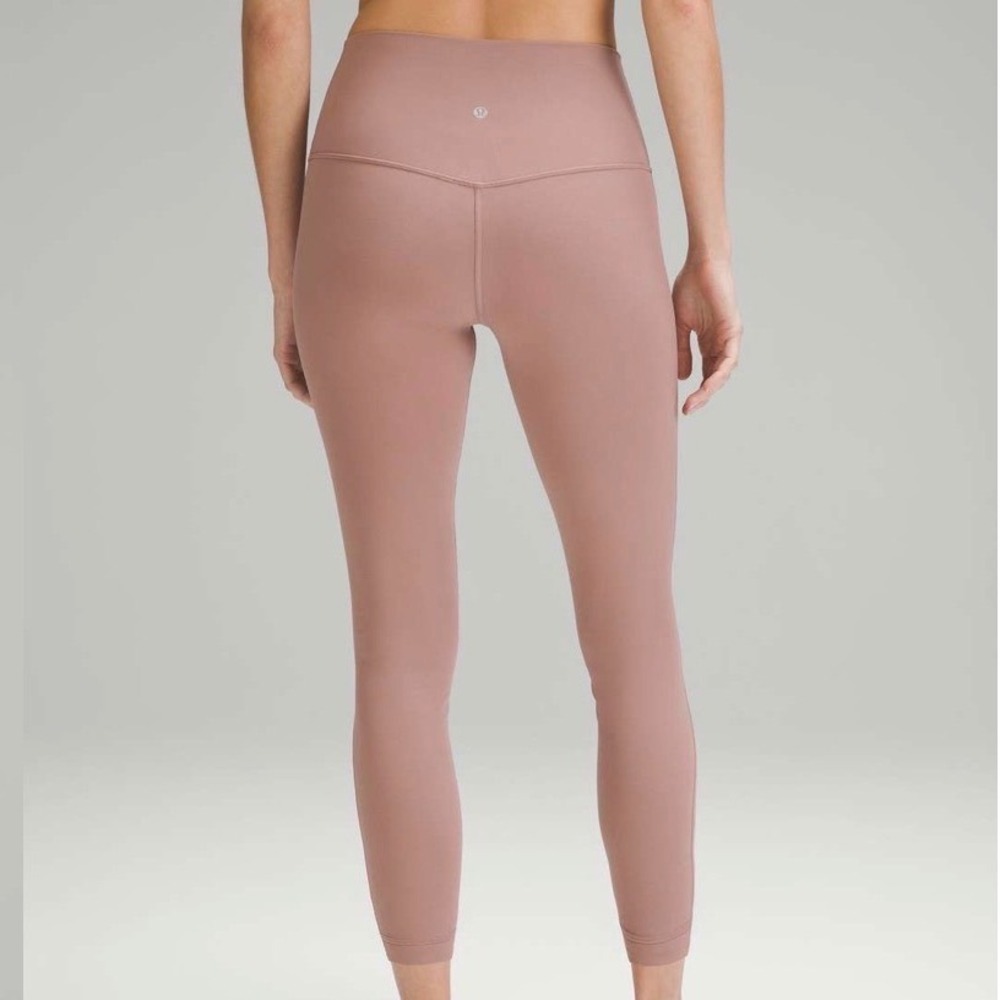 Lululemon Align High-Rise Pant 25 Mauve Brown Yoga Leggings Size 6 W5CTCS